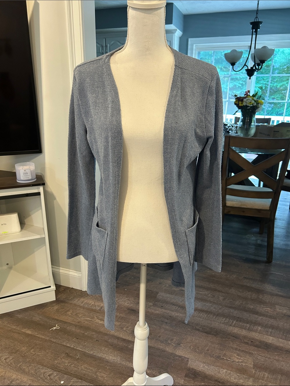 Open Front Knit Cardigan